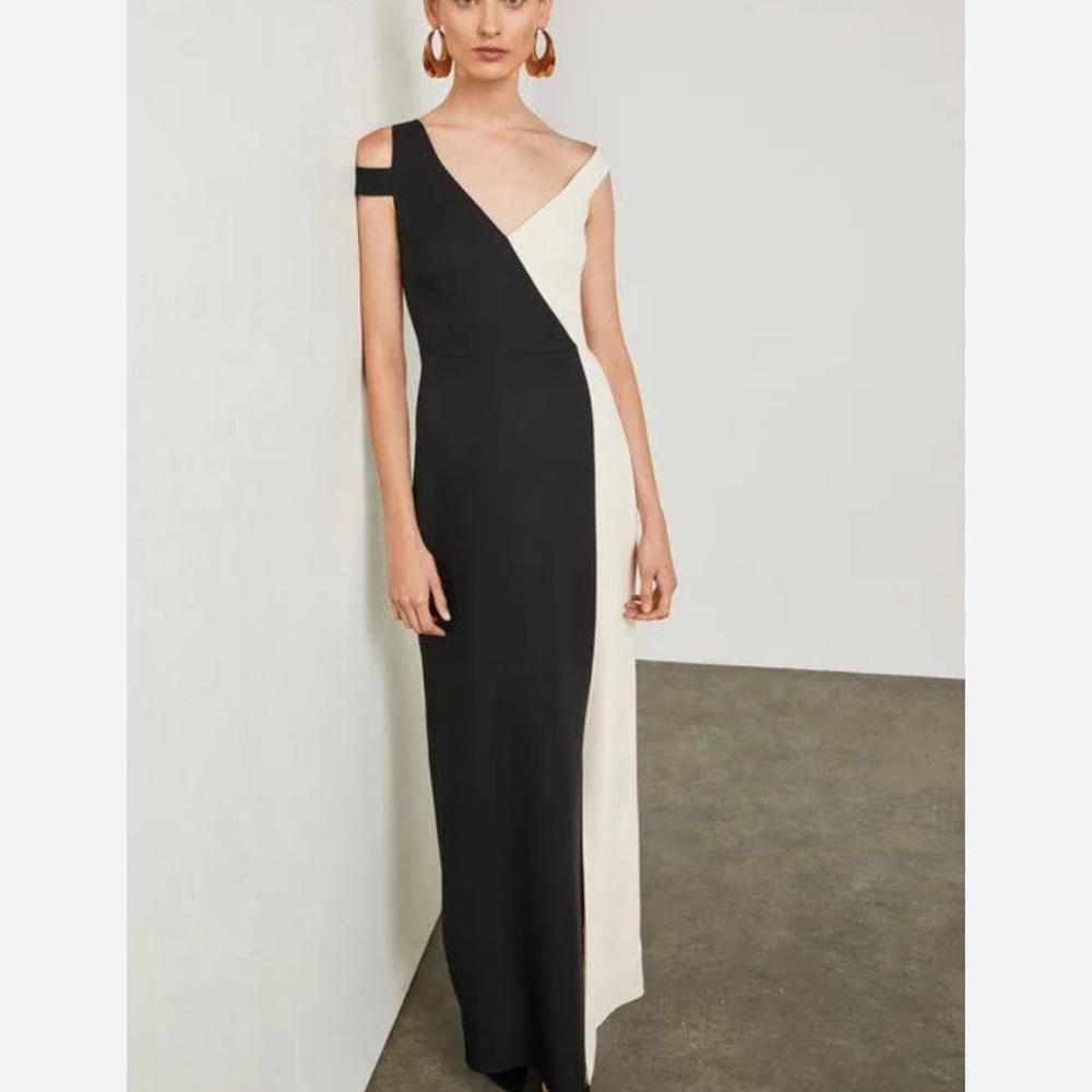 BCBGMax color block Evening Gown